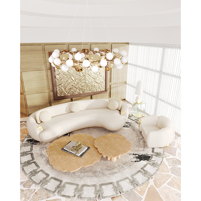 Soleil Curved Sofa
