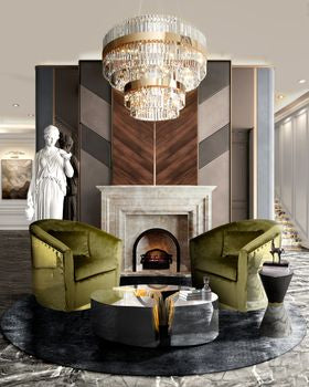 Liberty Round Chandelier by Luxxu