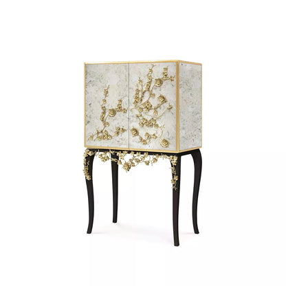 Spellbound Aged Mirror Bar Cabinet