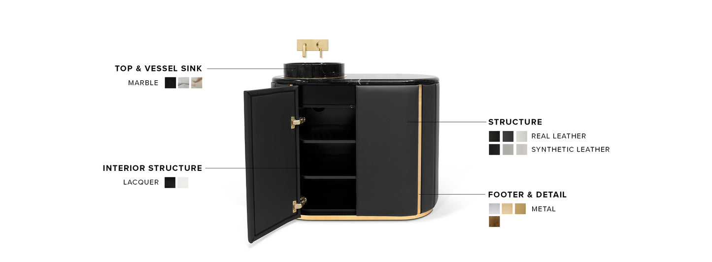 Darian Vanity Cabinet