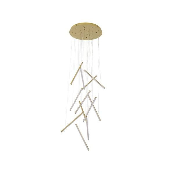 Brass LED Chandelier