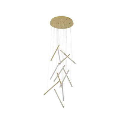 Brass LED Chandelier