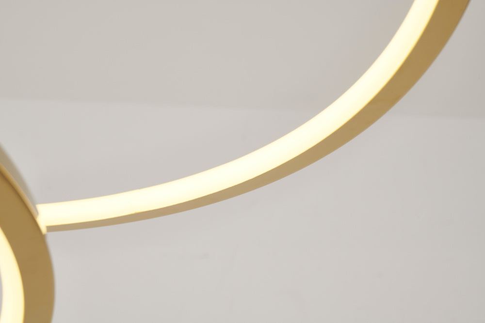 Six Ring Halo Chandelier