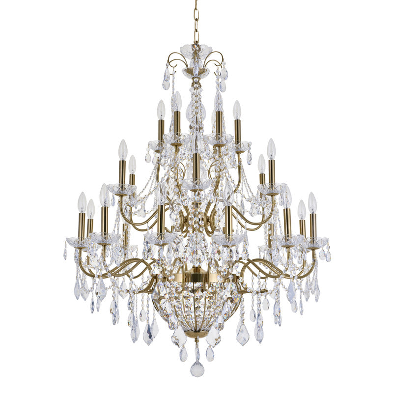 Copper 3-Tier Chandelier