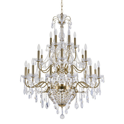 Copper 3-Tier Chandelier