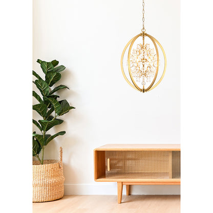 Sphere Cage Chandelier