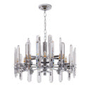 2 Tier Gold/Chrome Chandelier