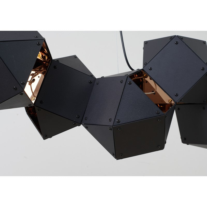 Geometric Block Chandelier