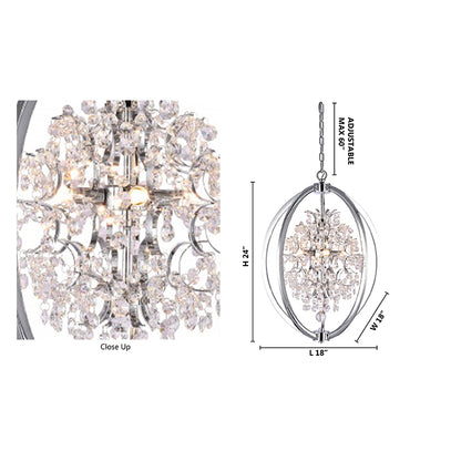 Sphere Cage Chandelier