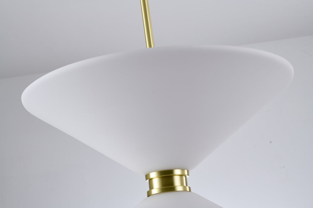 Satin Brass Pendant Light
