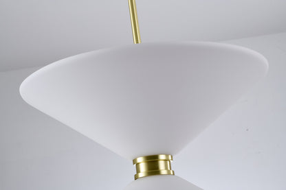 Satin Brass Pendant Light