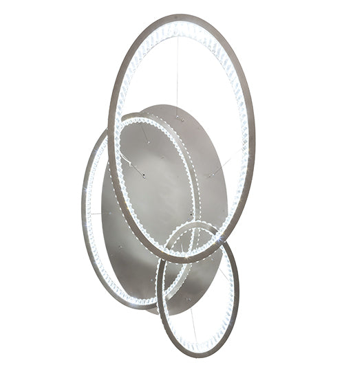 60" Long Beckam 3 Light Cascading Pendant by Meyda Lighting