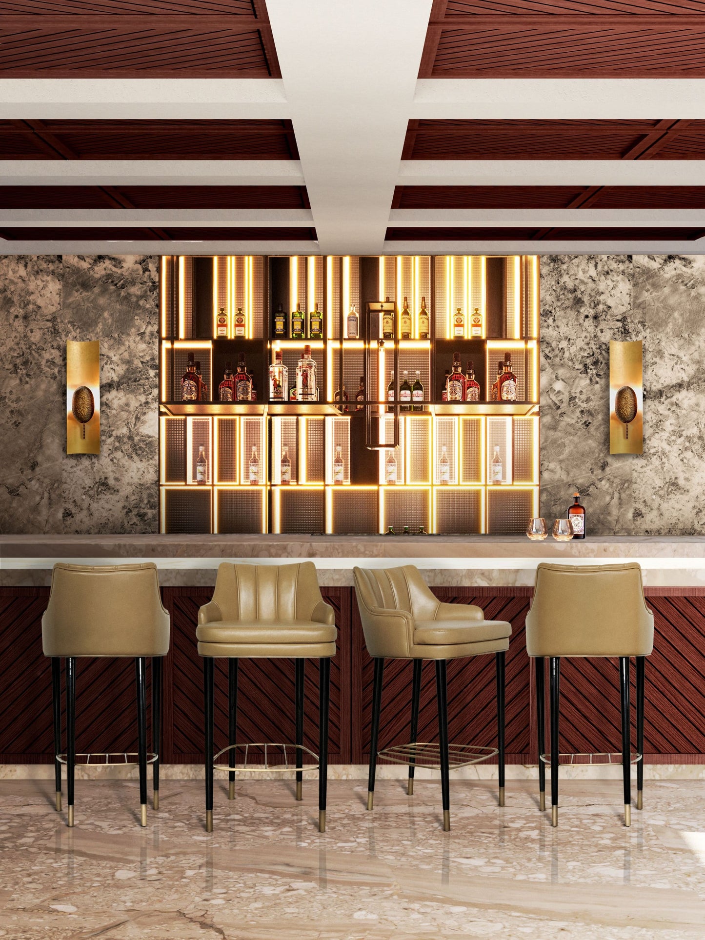 Panji Wall Light by Brabbu
