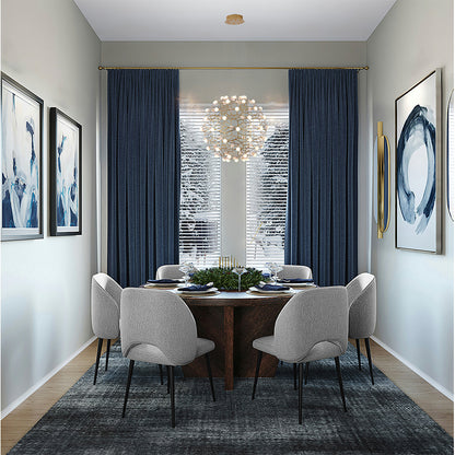 Gold Honeycomb ORB LED Chandelier With White Acrylic Diffusers