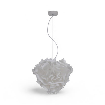 White Acrylic Flower Chandelier