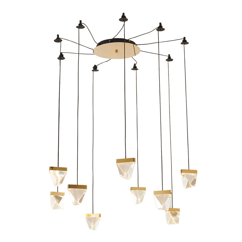 Modern 5+ Light LED Chandelier