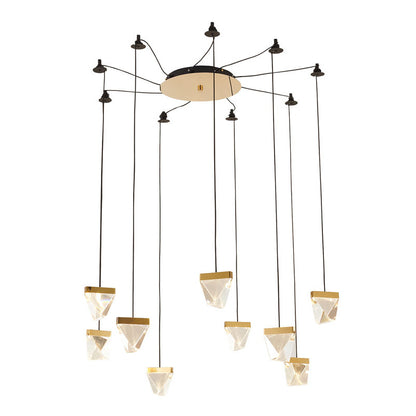 Modern 5+ Light LED Chandelier