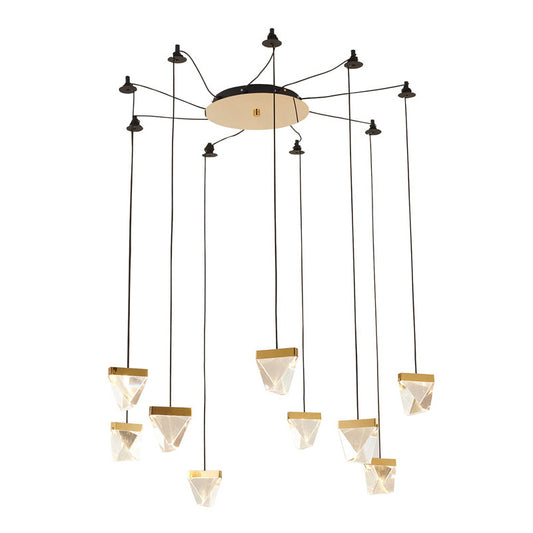 Modern 5+ Light LED Chandelier