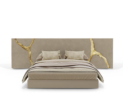 Lapiaz Black Bed & Headboard