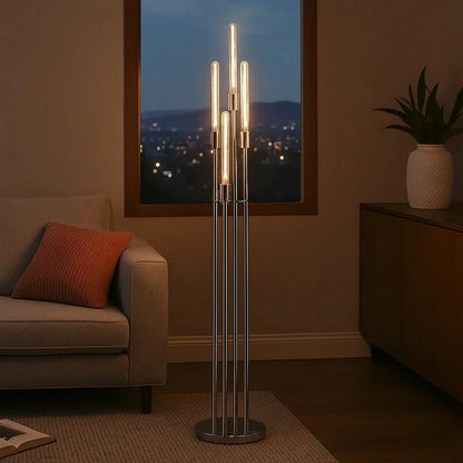Nickel LED Floor Lamp