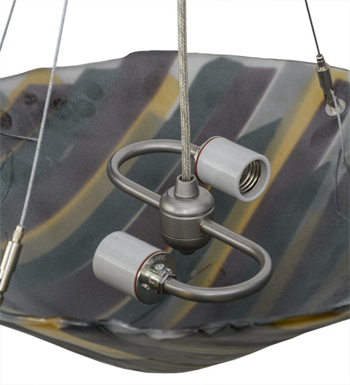 18"W Metro Fusion Penna Di Pavone Pendant by Meyda Lighting
