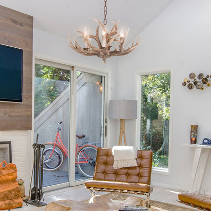 Polyresin Antler Horn Chandelier