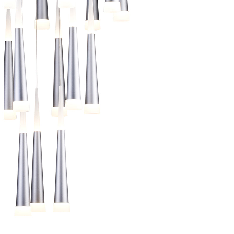 Sand Silver Round Pendant