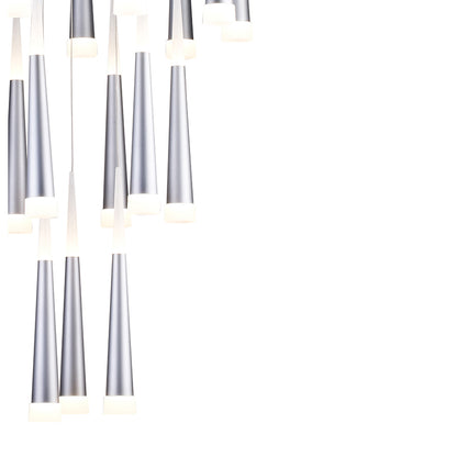 Sand Silver Round Pendant