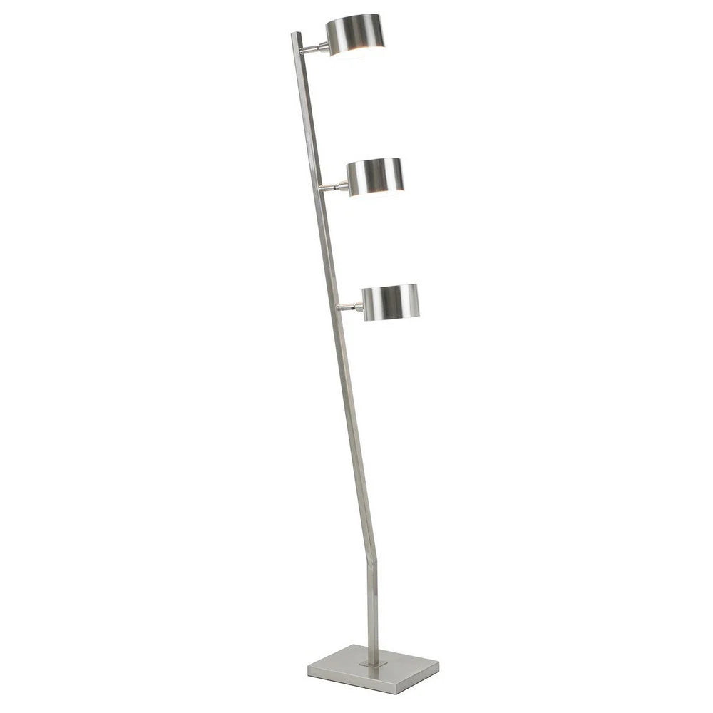 3 Drum Metal Shades Floor Lamp