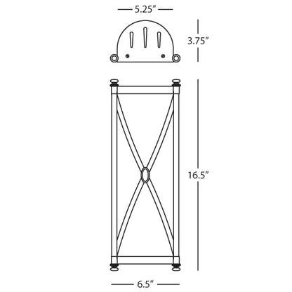 Chase Wall Sconce by Robert Abbey