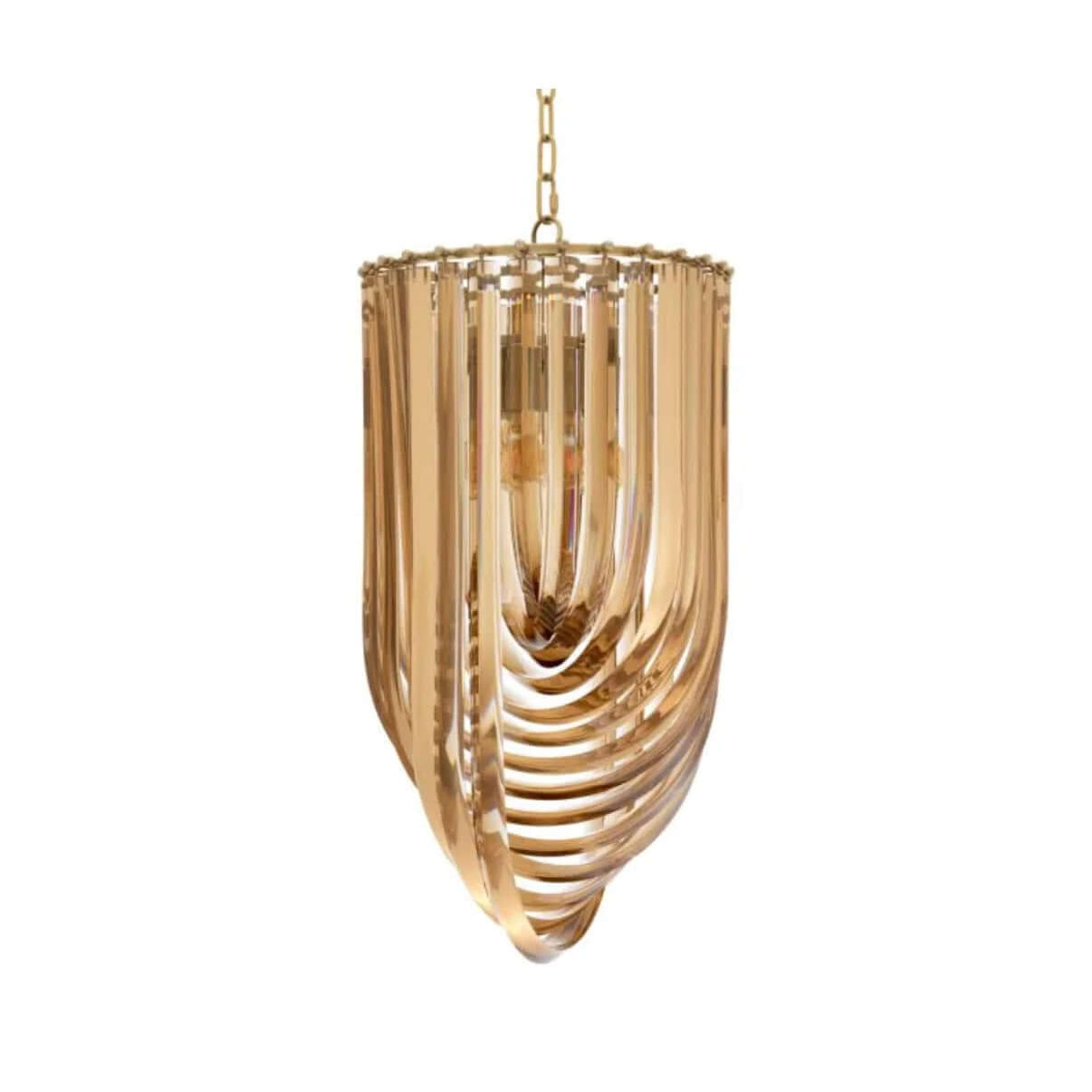 Chandelier Murano 14 inch dia - Off light view