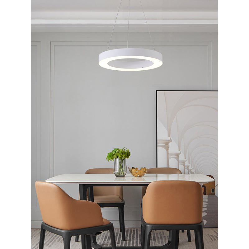 Modern Halo Round LED Chandelier