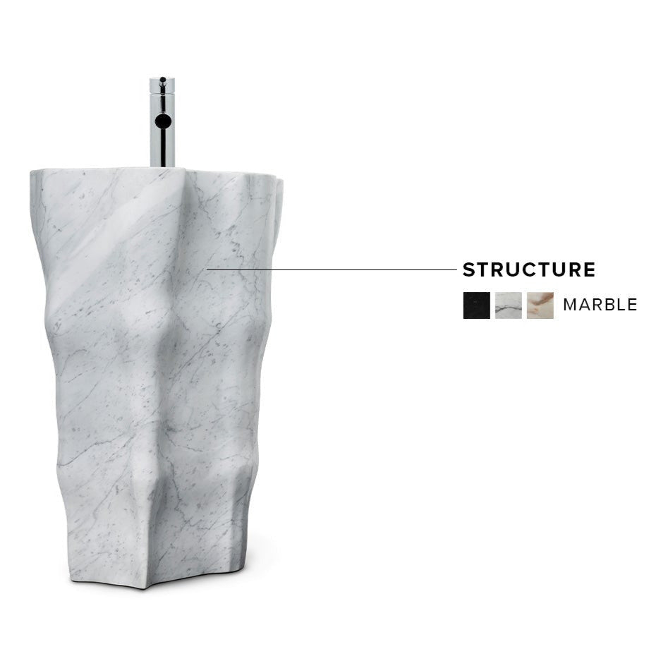Eden Stone Pedestal Sink