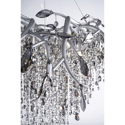 Antique Silver Branch Chandelier