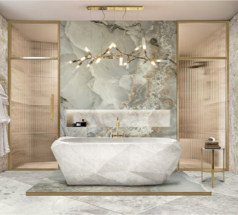 Diamond Marble Bathtub