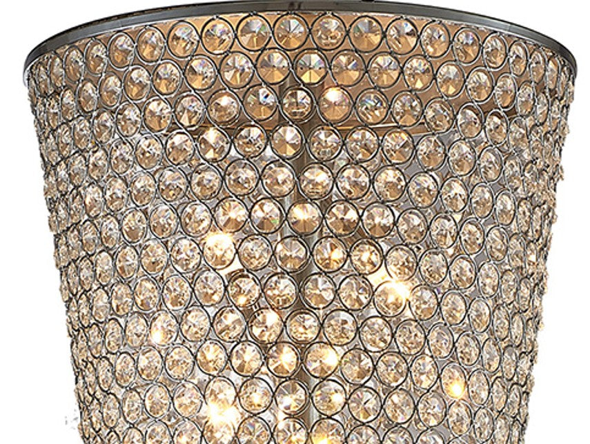 Clear Crystal Beaded Floor Lamp