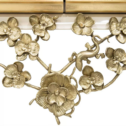 Spellbound Aged Mirror Bar Cabinet