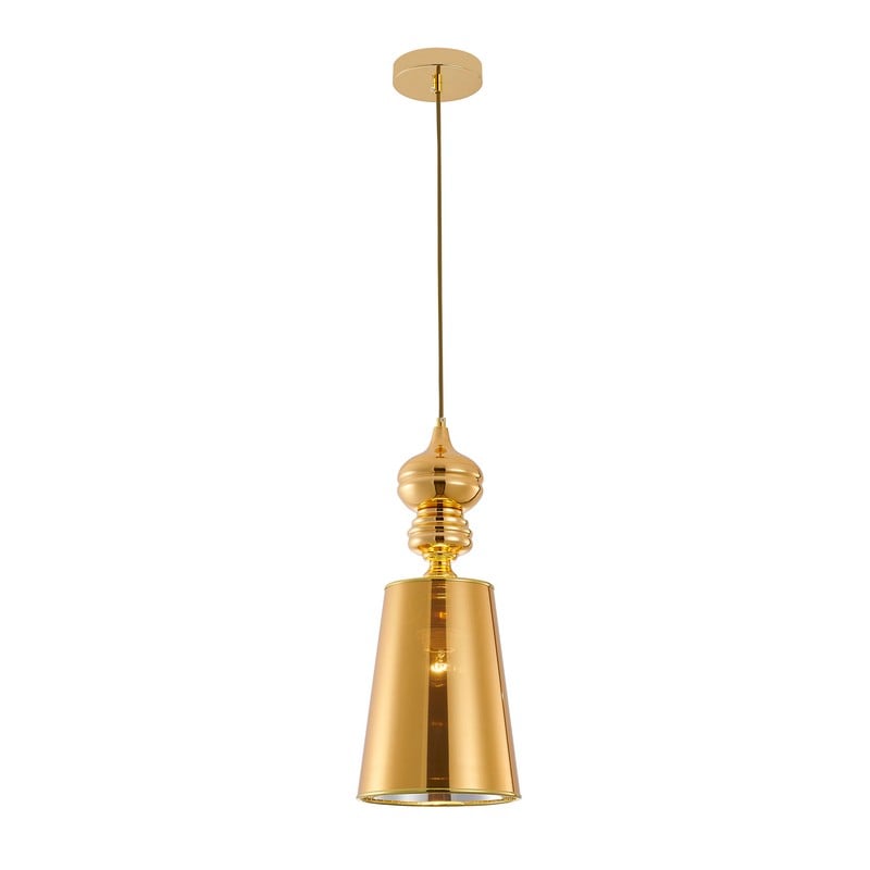 Polished Gold/Chrome Single Pendant Light