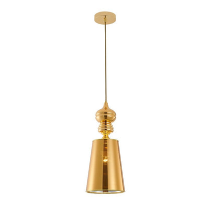 Polished Gold/Chrome Single Pendant Light