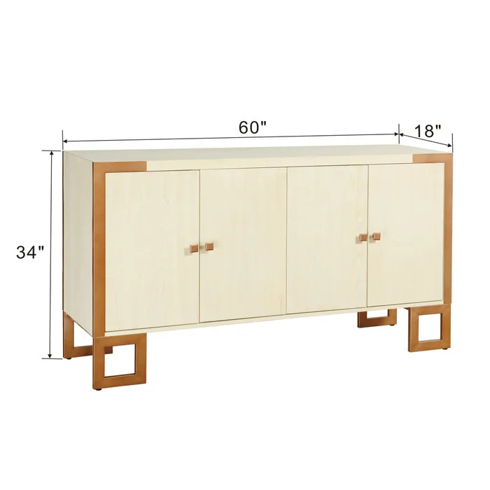 Halton 4 Door Wooden Sideboard