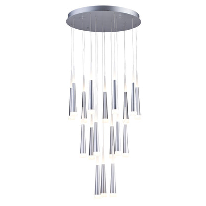 Sand Silver Round Pendant