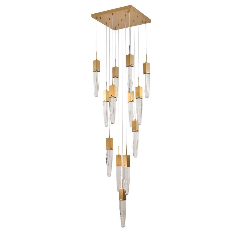 Black Gun Metal Frame Chandelier