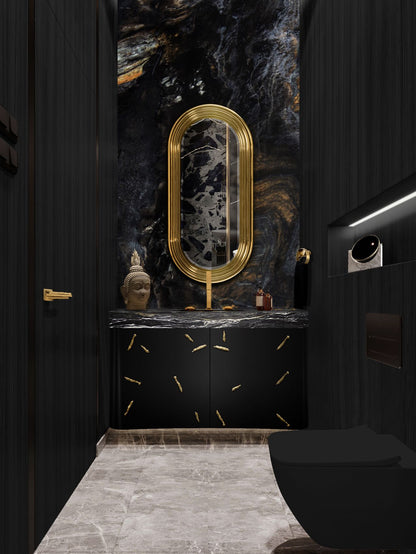 Baraka Single Wall Mounted Bathroom Vanity