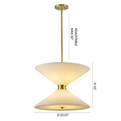 Satin Brass Pendant Light