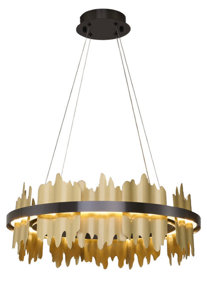 Modern Black & Copper LED Light