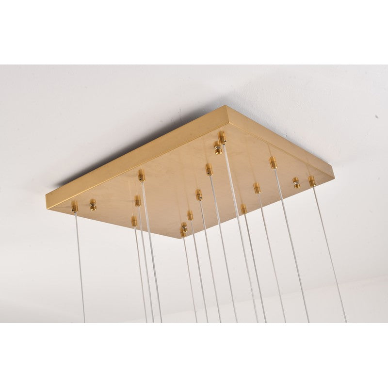 Black Gun Metal Frame Chandelier