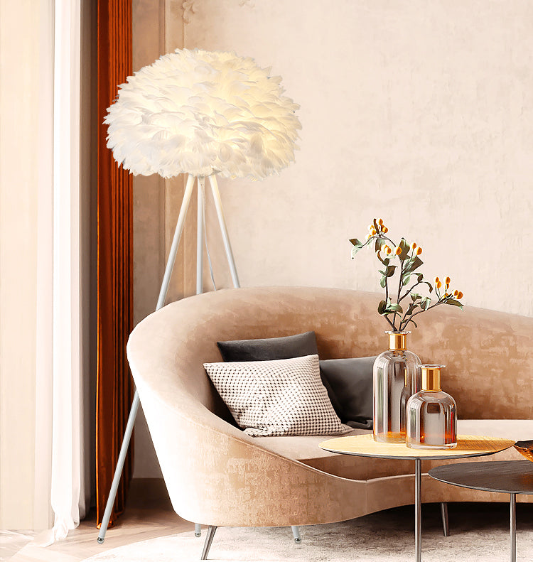 Feather Floor Lamp