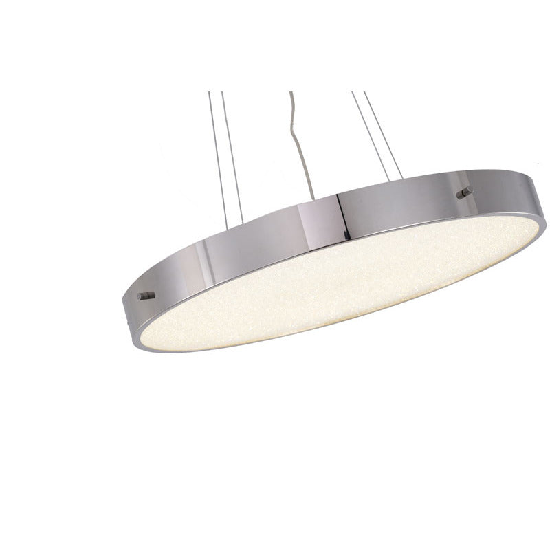 LED Chandelier With A Clear Acrylic Beaded Diffuser