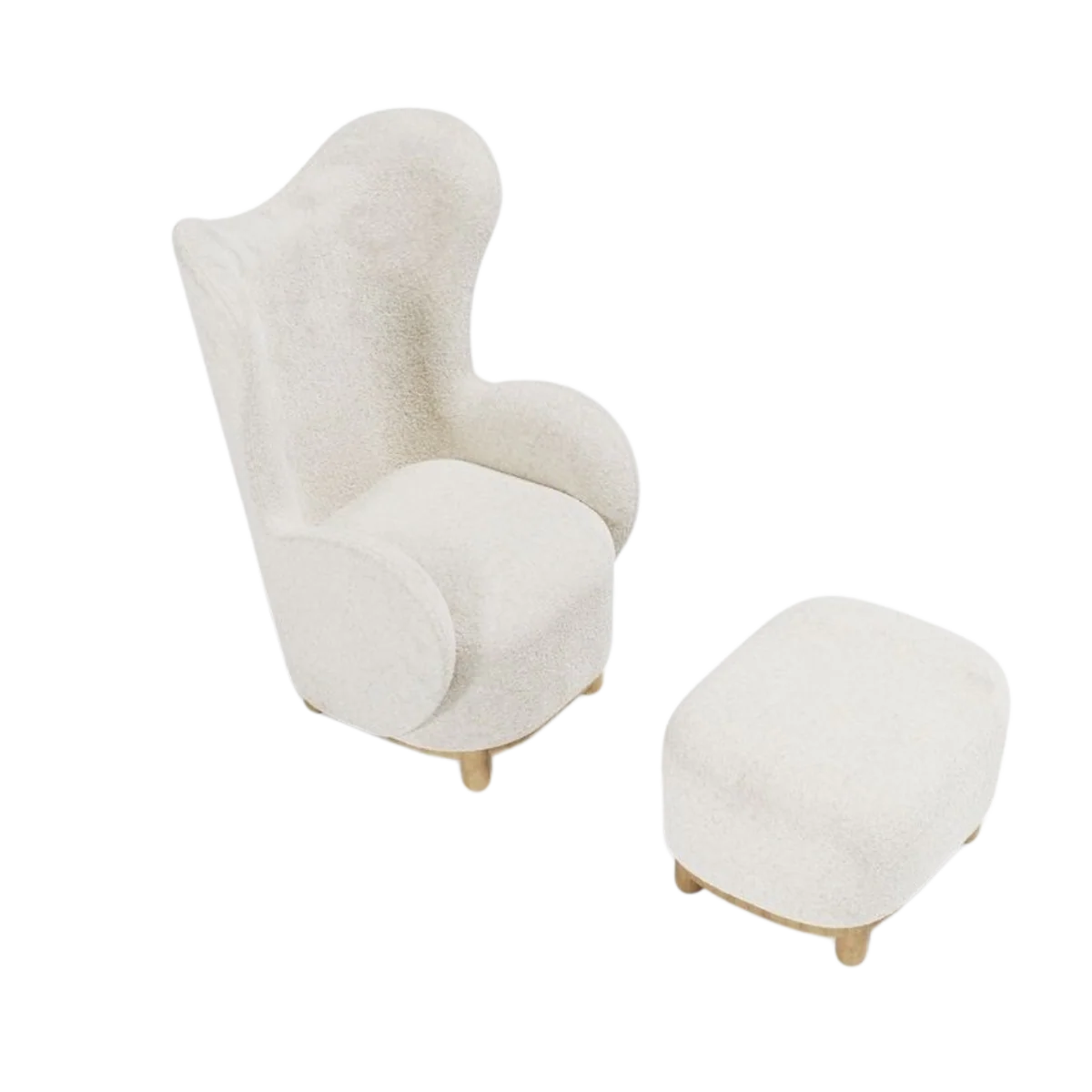 Cuddle Armchair & Ottoman