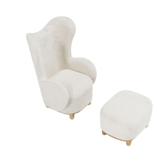 Cuddle Armchair & Ottoman